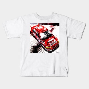 Animauto - Mitsubishi lancer evolution 7 wrc Kids T-Shirt